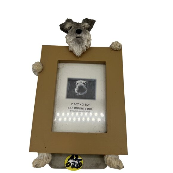 E & S Imports NEW Schnauzer Picture Frame Pawsitively Perfect Dog Lovers Gift - Picture 11 of 11